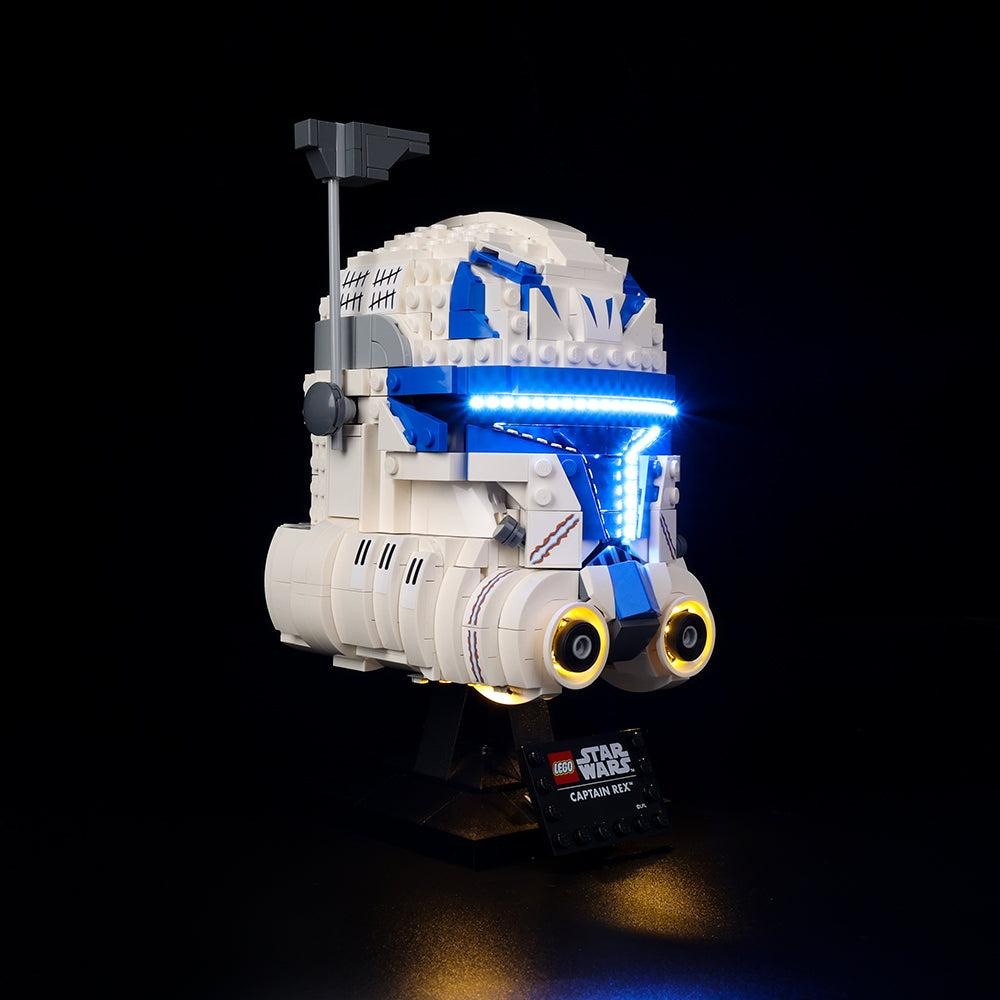 Captain Rex Helmet 75349 LED Light Kit – Building Block Lighting | Power Brickz™