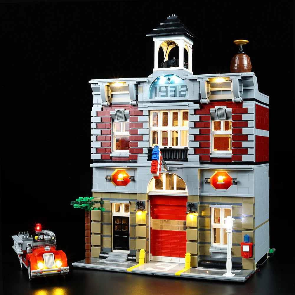 Fire Brigade 10197 LED Light Kit – Building Block Lighting | Power Brickz™