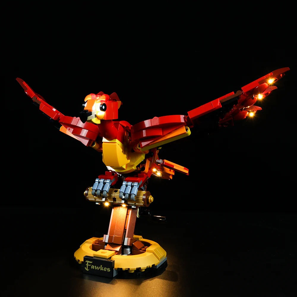 Fawkes, Dumbledore's Phoenix 76394 LED Light Kit – Building Block Lighting | Power Brickz™