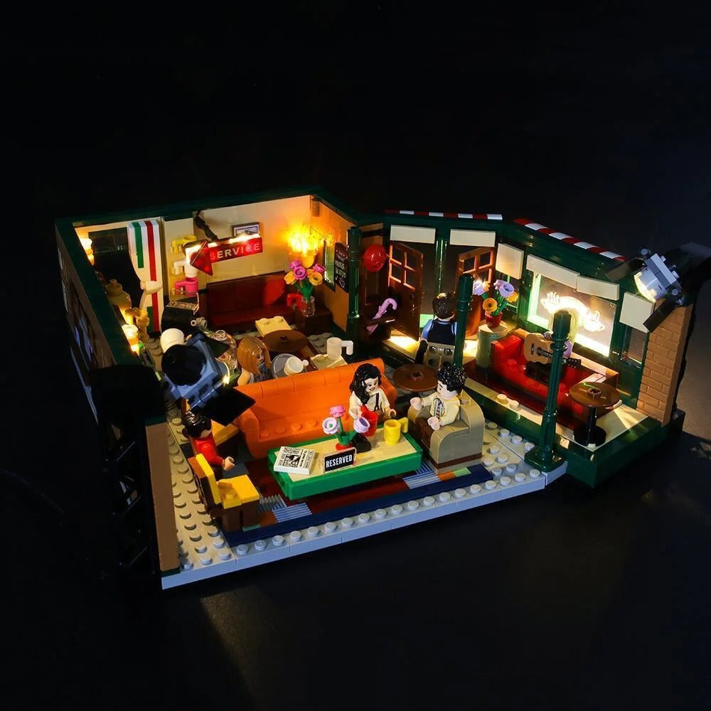 Central Perk 21319 LED Light Kit – Building Block Lighting | Power Brickz™