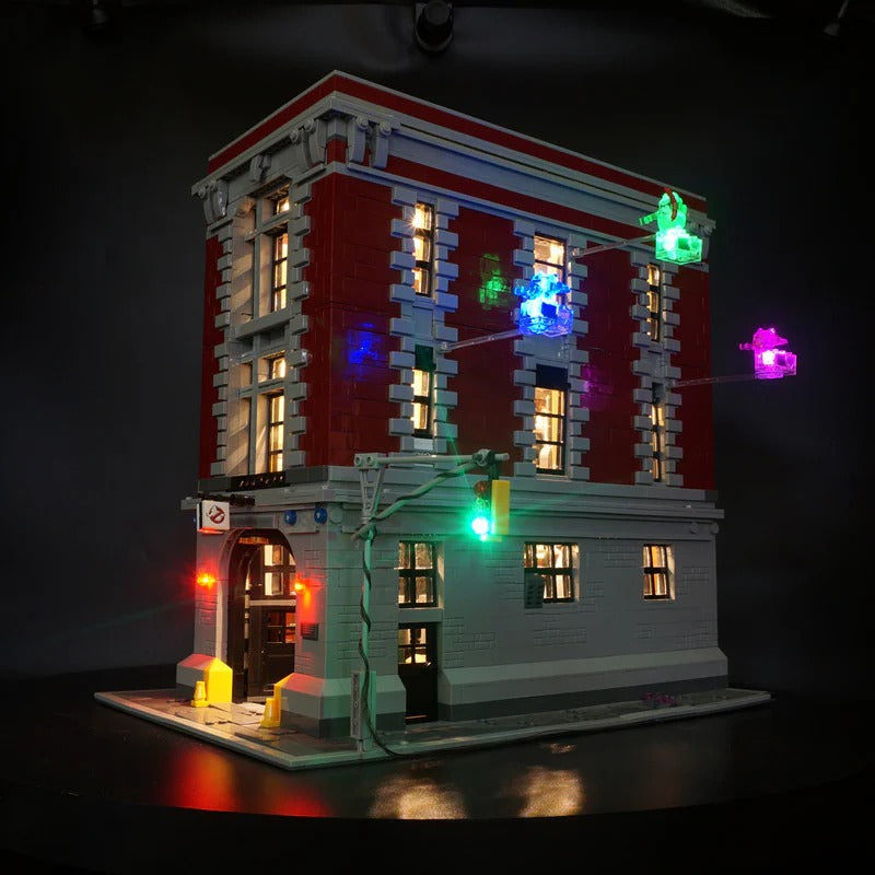 Ghostbusters Firehouse Headquarters 75827 LED Light Kit – Building Block Lighting | Power Brickz™