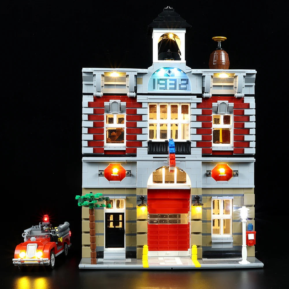 Fire Brigade 10197 LED Light Kit – Building Block Lighting | Power Brickz™
