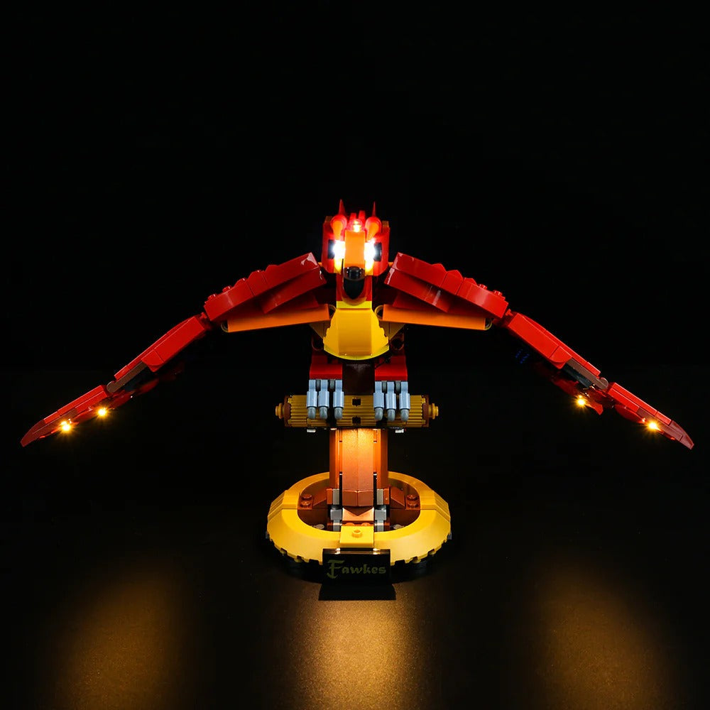 Fawkes, Dumbledore's Phoenix 76394 LED Light Kit – Building Block Lighting | Power Brickz™