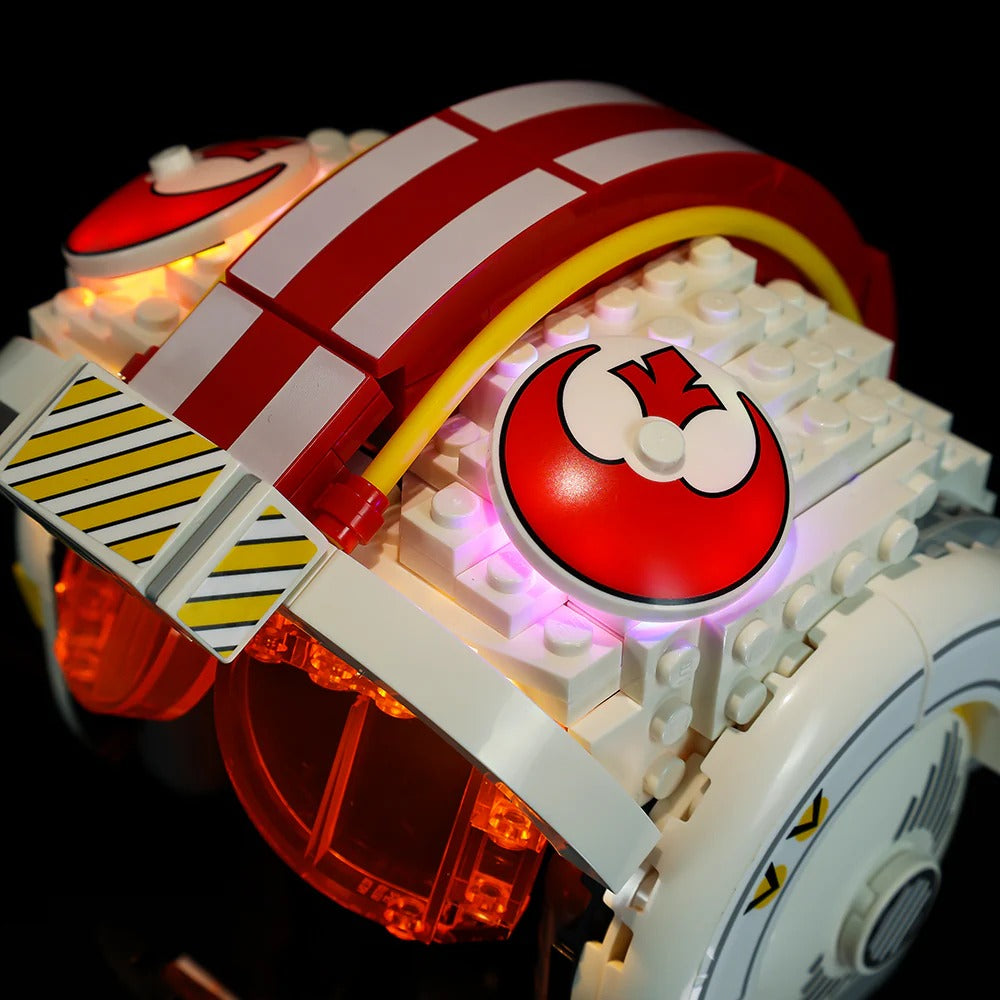 Luke Skywalker Helmet 75327 LED Light Kit – Building Block Lighting | Power Brickz™