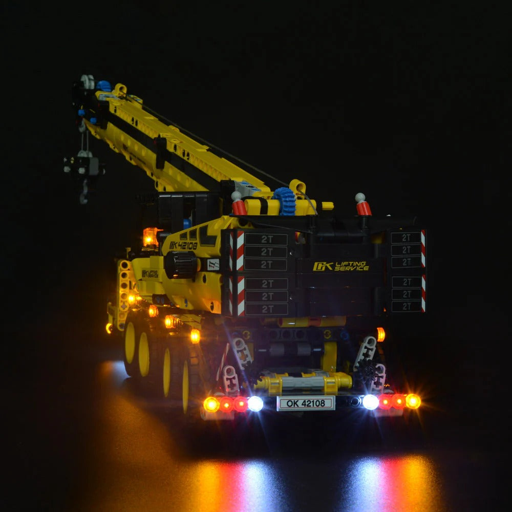 Mobile Crane 42108 LED Light Kit – Building Block Lighting | Power Brickz™