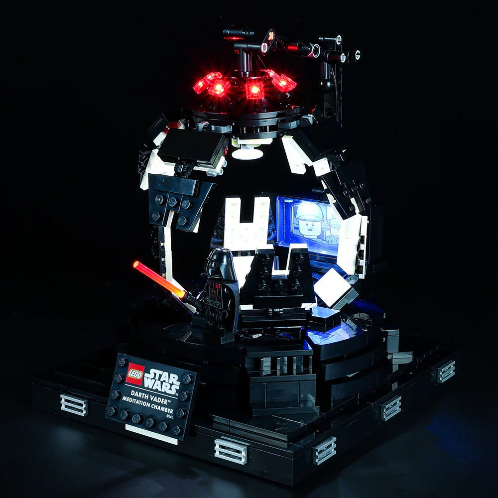 Darth Vader Meditation Chamber 75296 LED Light Kit – Building Block Lighting | Power Brickz™
