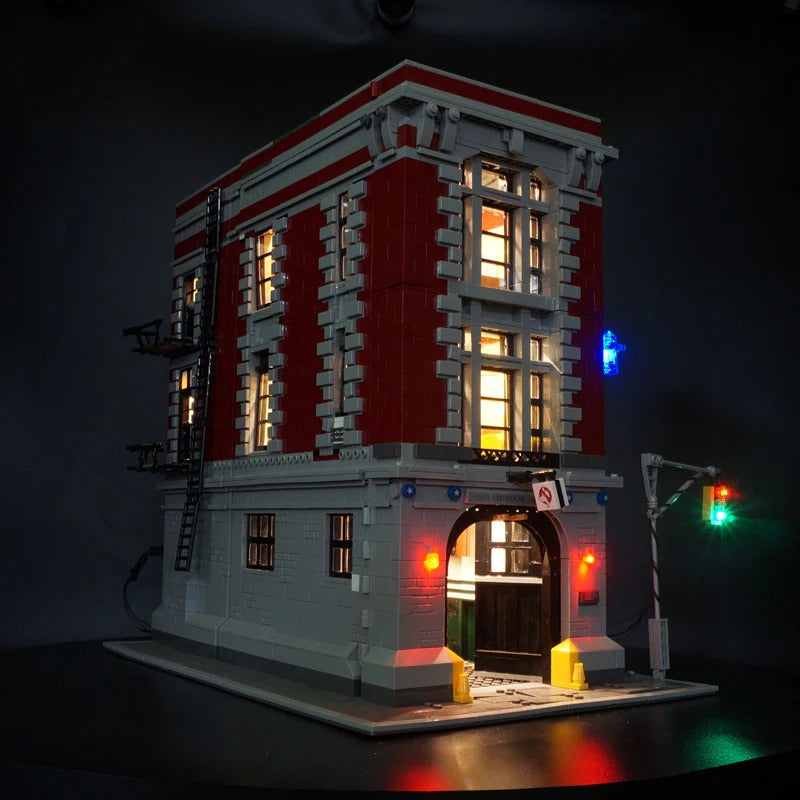 Ghostbusters Firehouse Headquarters 75827 LED Light Kit – Building Block Lighting | Power Brickz™