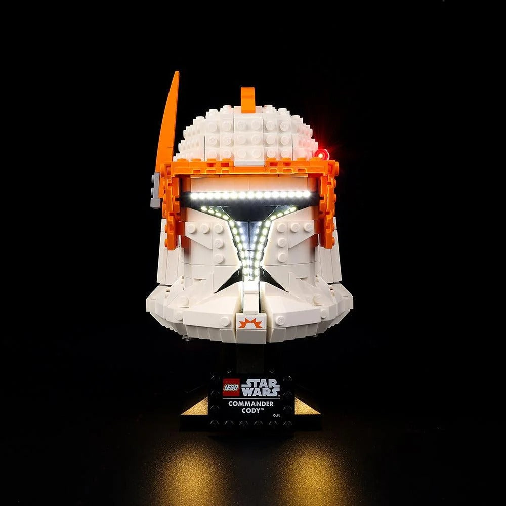 Clone Commander Cody Helmet 75350 LED Light Kit – Building Block Lighting | Power Brickz™
