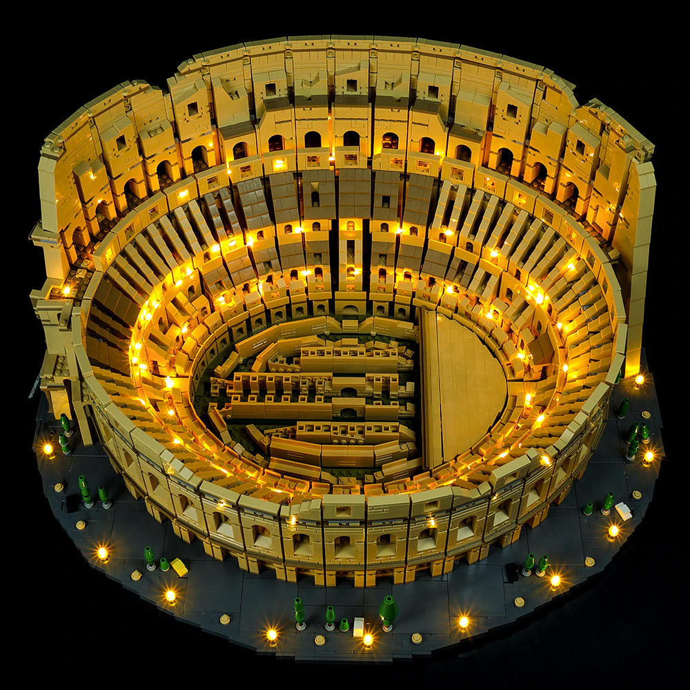 Colosseum 10276 LED Light Kit – Building Block Lighting | Power Brickz™