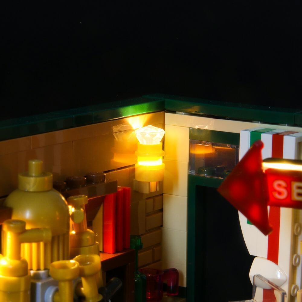 Central Perk 21319 LED Light Kit – Building Block Lighting | Power Brickz™