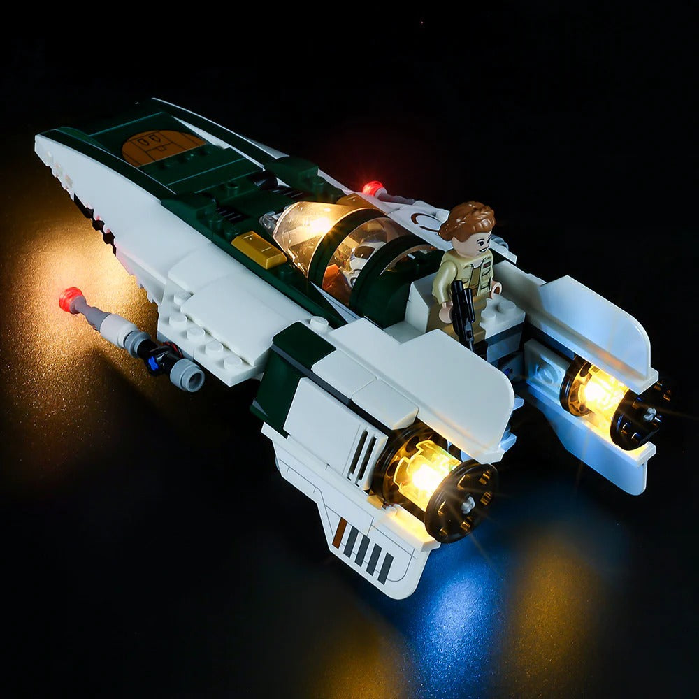 Resistance A-Wing Starfighter 75248 LED Light Kit – Building Block Lighting | Power Brickz™