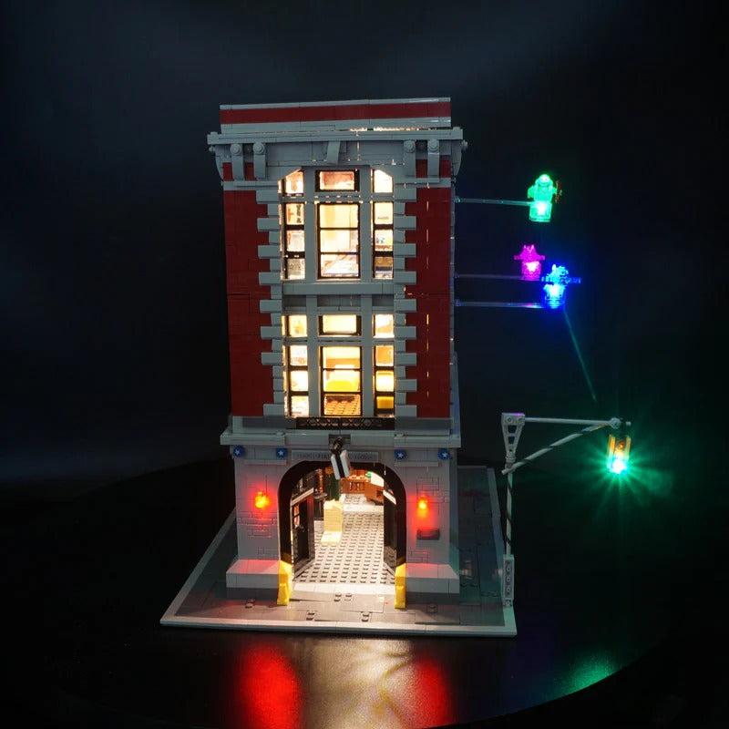 Ghostbusters Firehouse Headquarters 75827 LED Light Kit – Building Block Lighting | Power Brickz™