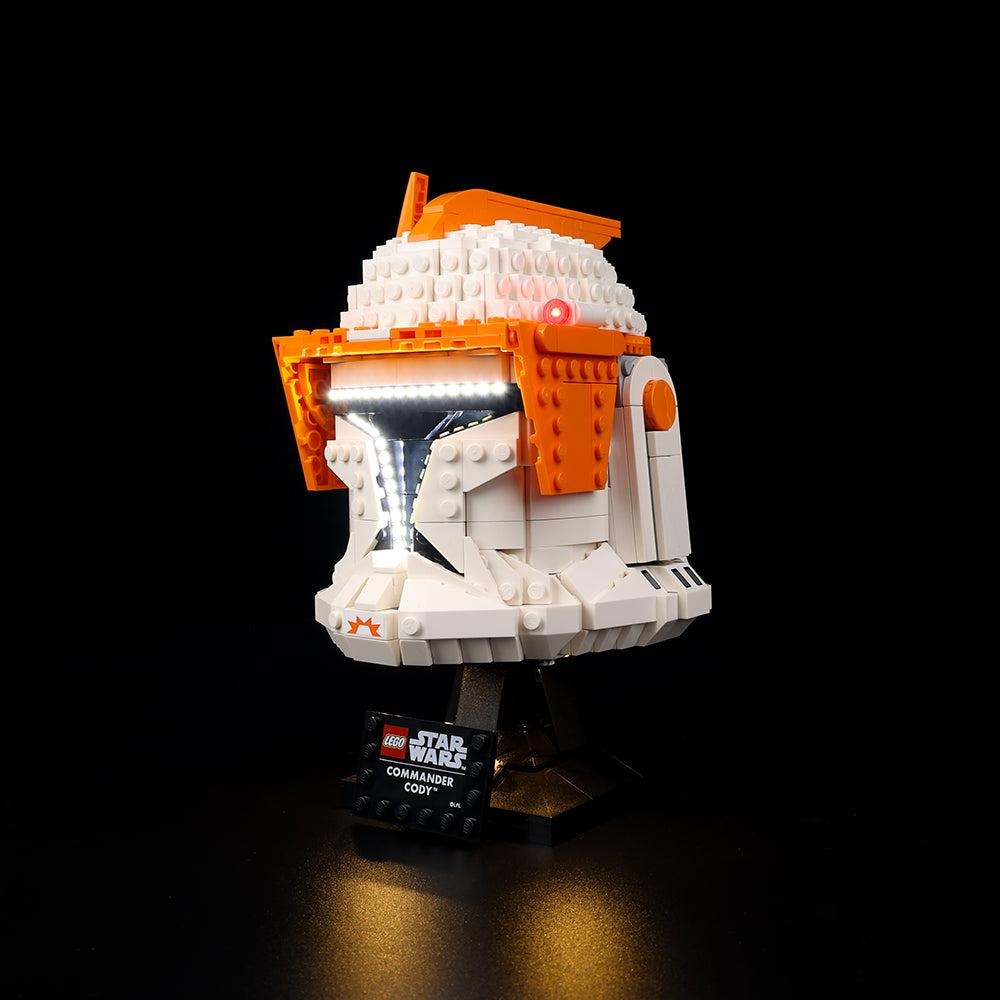 Clone Commander Cody Helmet 75350 LED Light Kit – Building Block Lighting | Power Brickz™