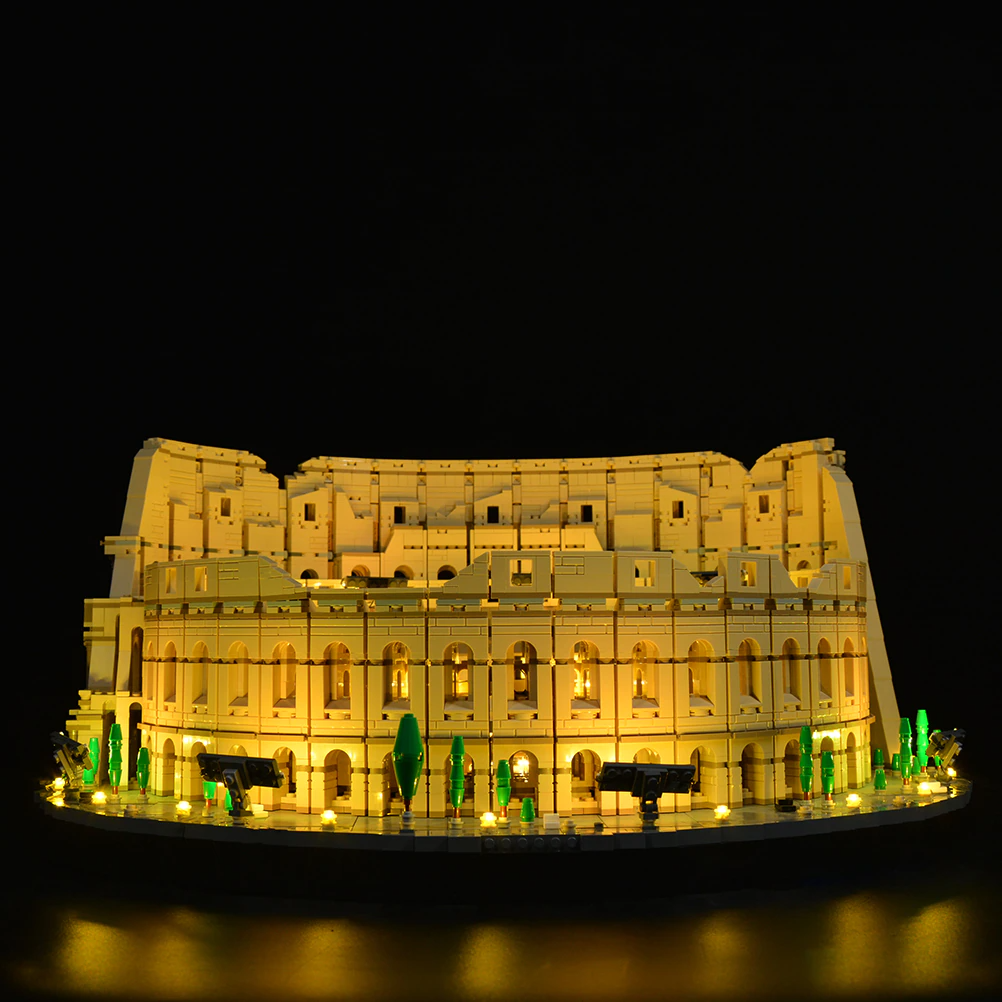 Colosseum 10276 LED Light Kit – Building Block Lighting | Power Brickz™