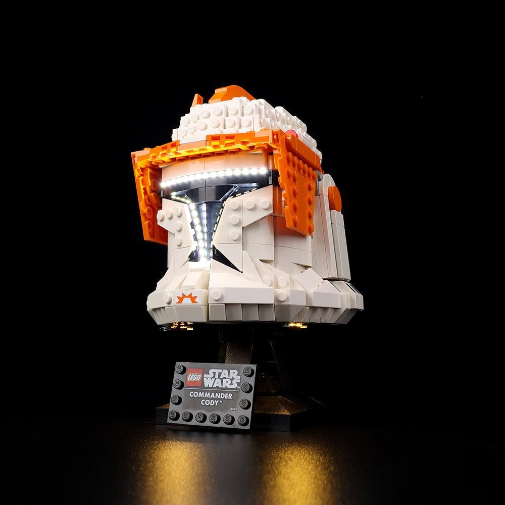 Clone Commander Cody Helmet 75350 LED Light Kit – Building Block Lighting | Power Brickz™