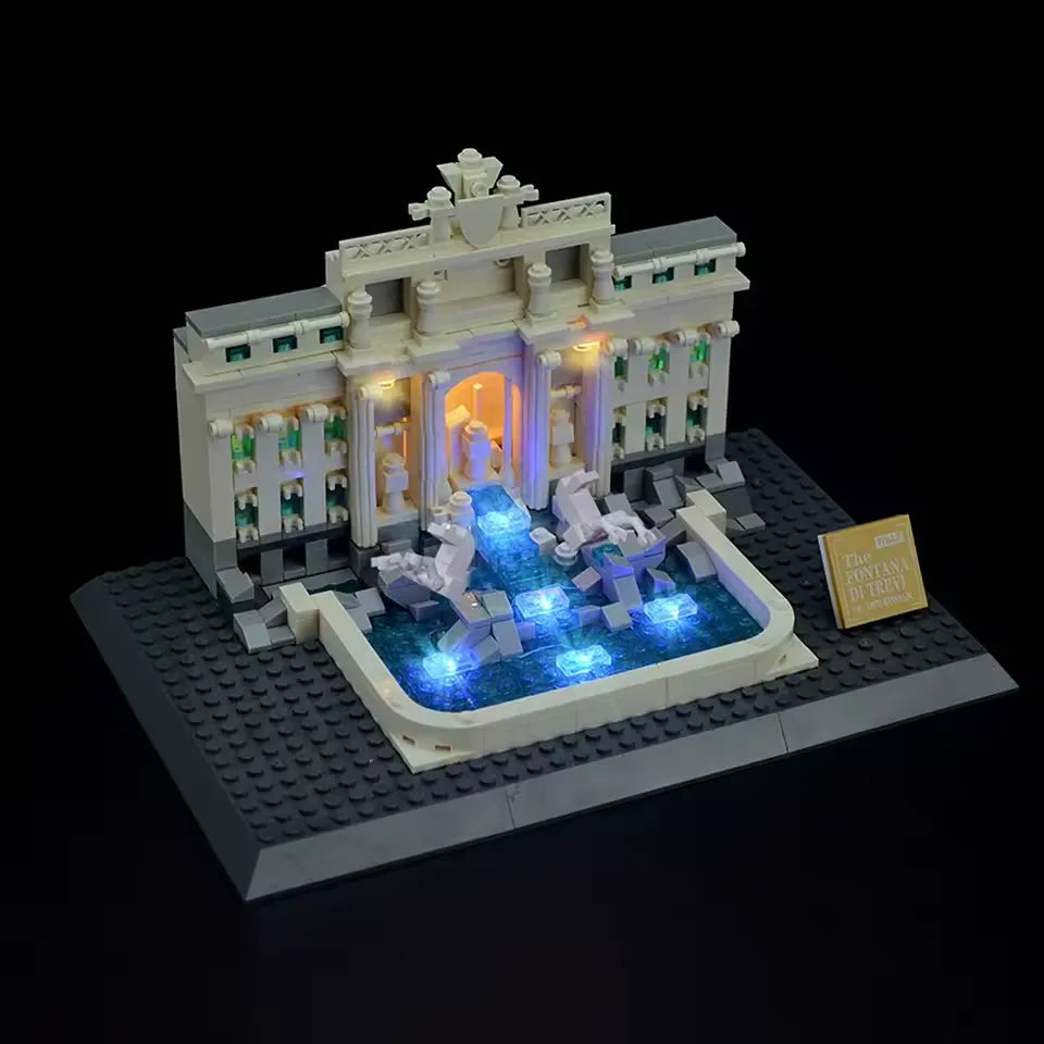 Trevi Fountain 21020 LED Light Kit – Building Block Lighting | Power Brickz™