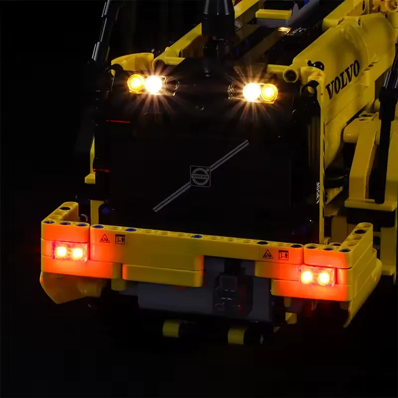 Volvo L350F Wheel Loader 42030 LED Light Kit – Building Block Lighting | Power Brickz™