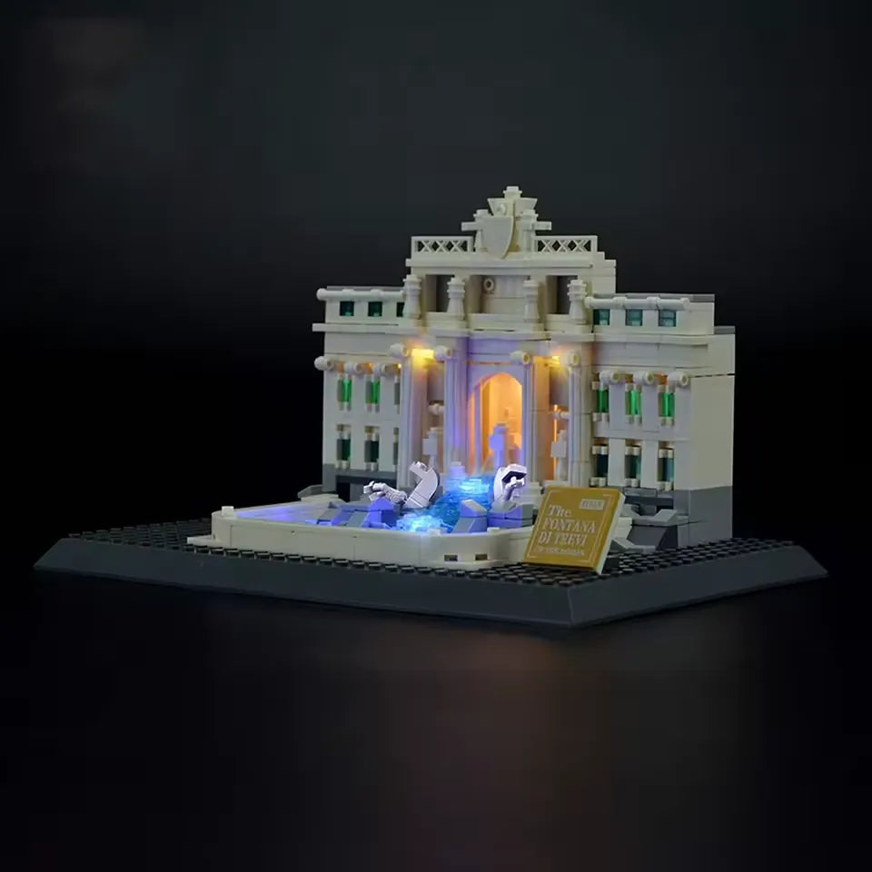 Trevi Fountain 21020 LED Light Kit – Building Block Lighting | Power Brickz™