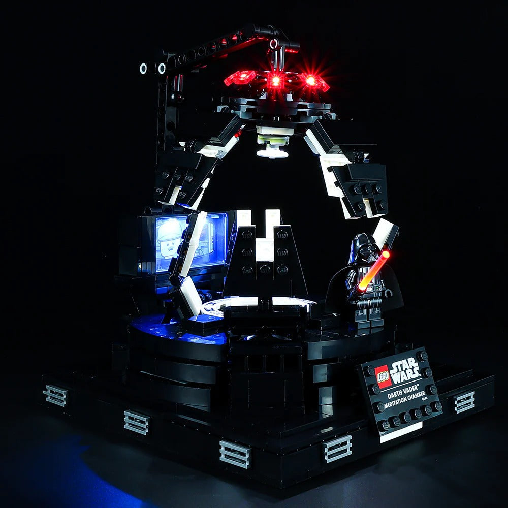 Darth Vader Meditation Chamber 75296 LED Light Kit – Building Block Lighting | Power Brickz™