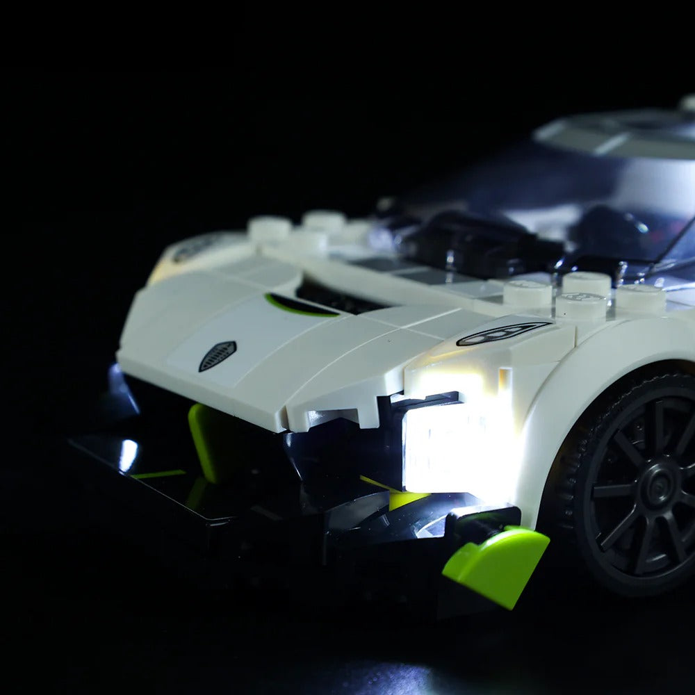 Koenigsegg Jesko 76900 LED Light Kit – Building Block Lighting | Power Brickz™