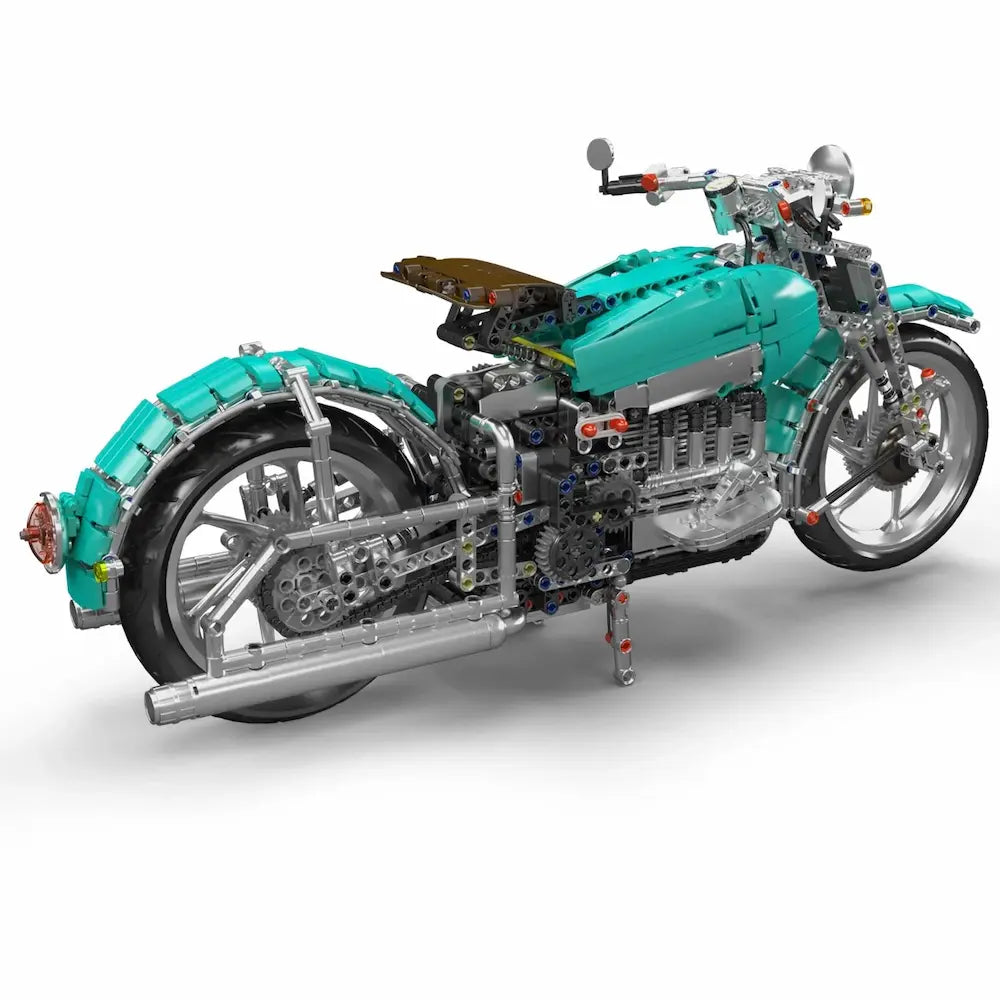 American Cruiser Motorcycle - Building Blocks Set | Power Brickz