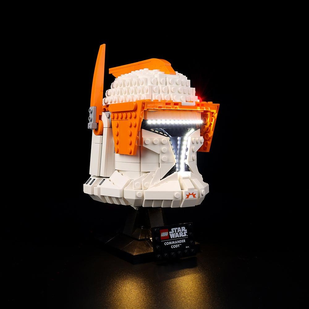Clone Commander Cody Helmet 75350 LED Light Kit – Building Block Lighting | Power Brickz™