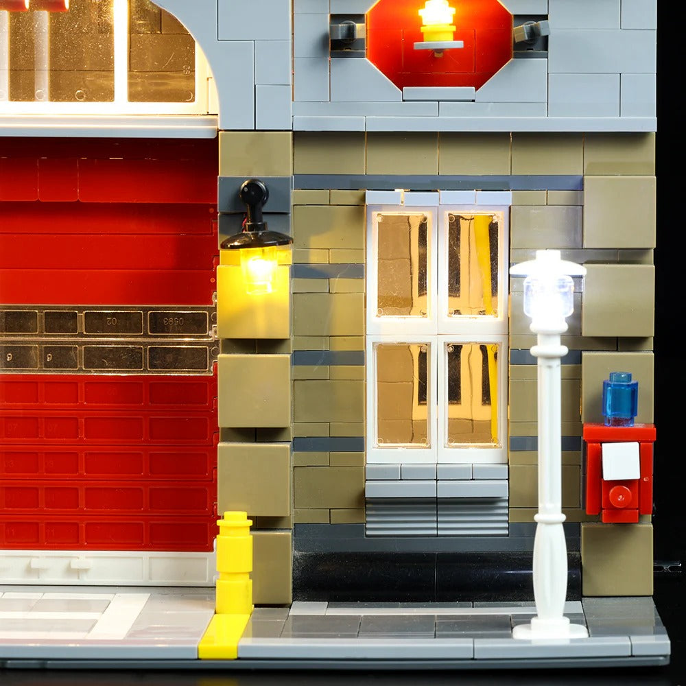 Fire Brigade 10197 LED Light Kit – Building Block Lighting | Power Brickz™
