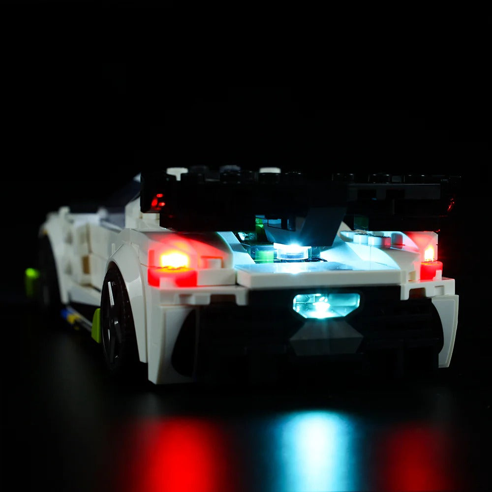 Koenigsegg Jesko 76900 LED Light Kit – Building Block Lighting | Power Brickz™