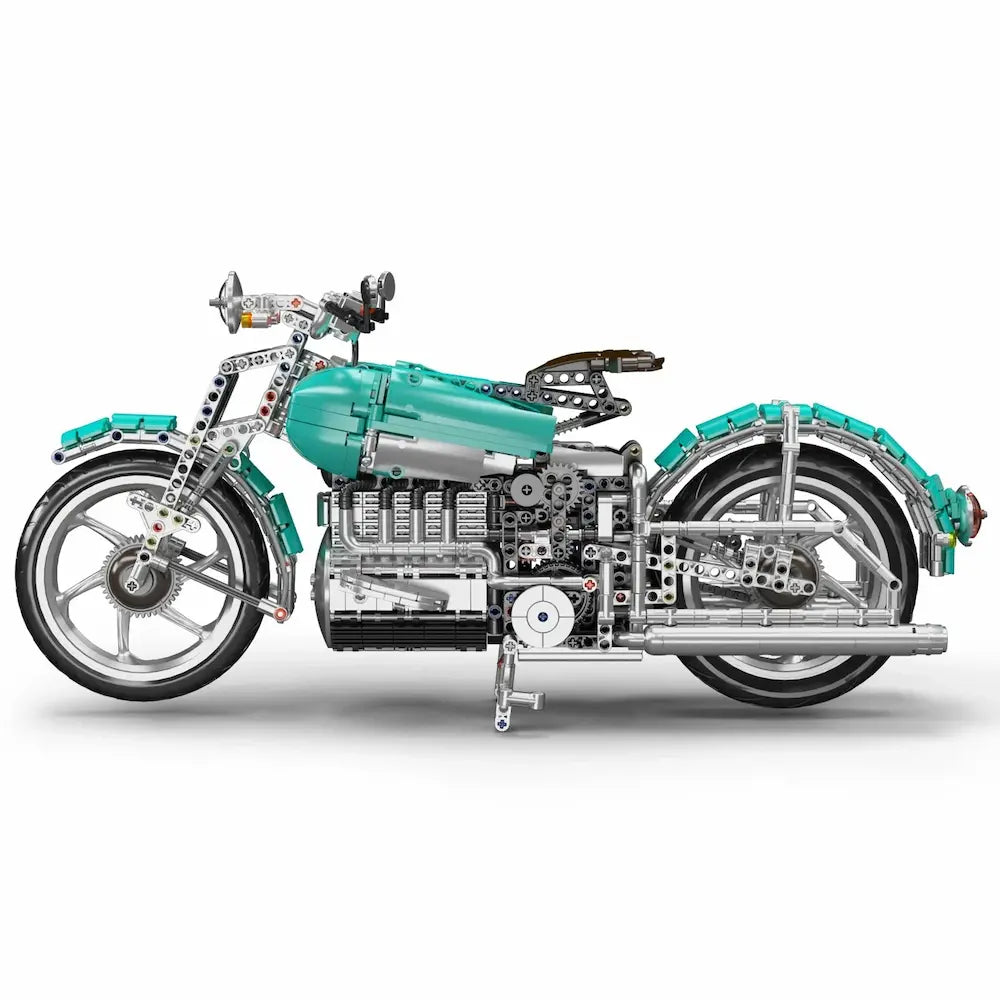 American Cruiser Motorcycle - Building Blocks Set | Power Brickz