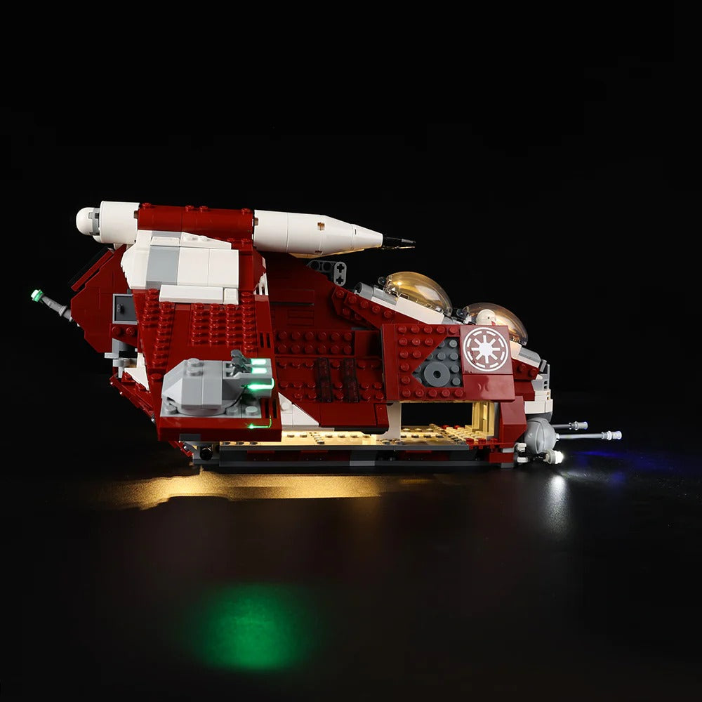 Coruscant Guard Gunship 75354 LED Light Kit – Building Block Lighting | Power Brickz™