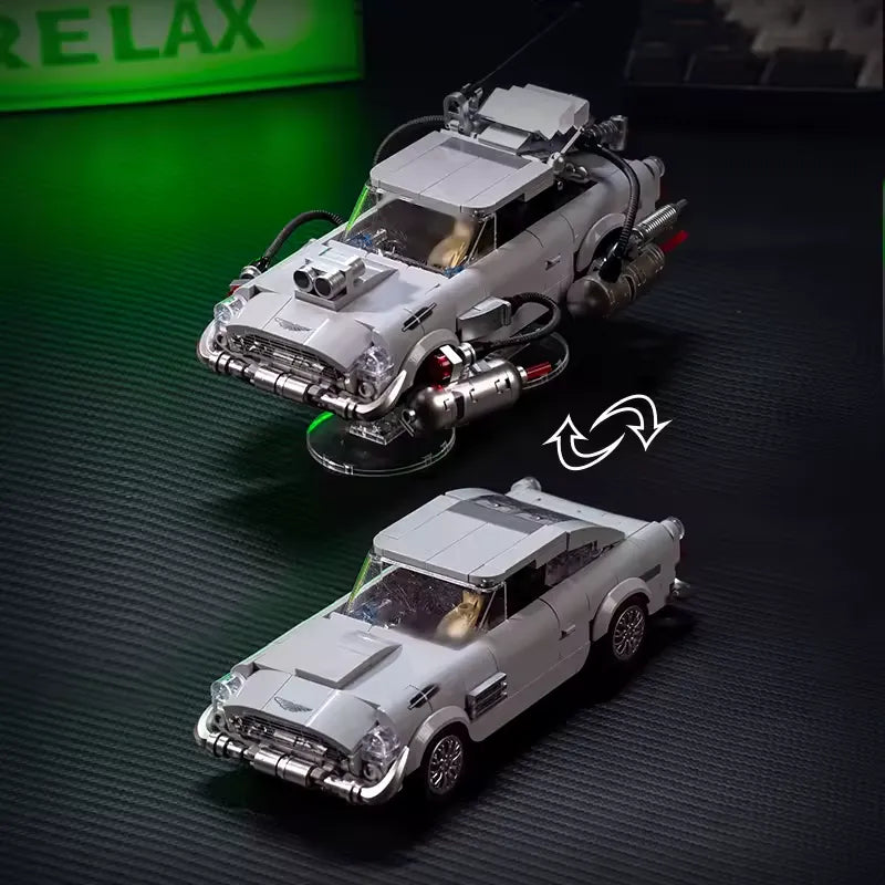 Silver Stream Soarer – brick-built display model made from building blocks