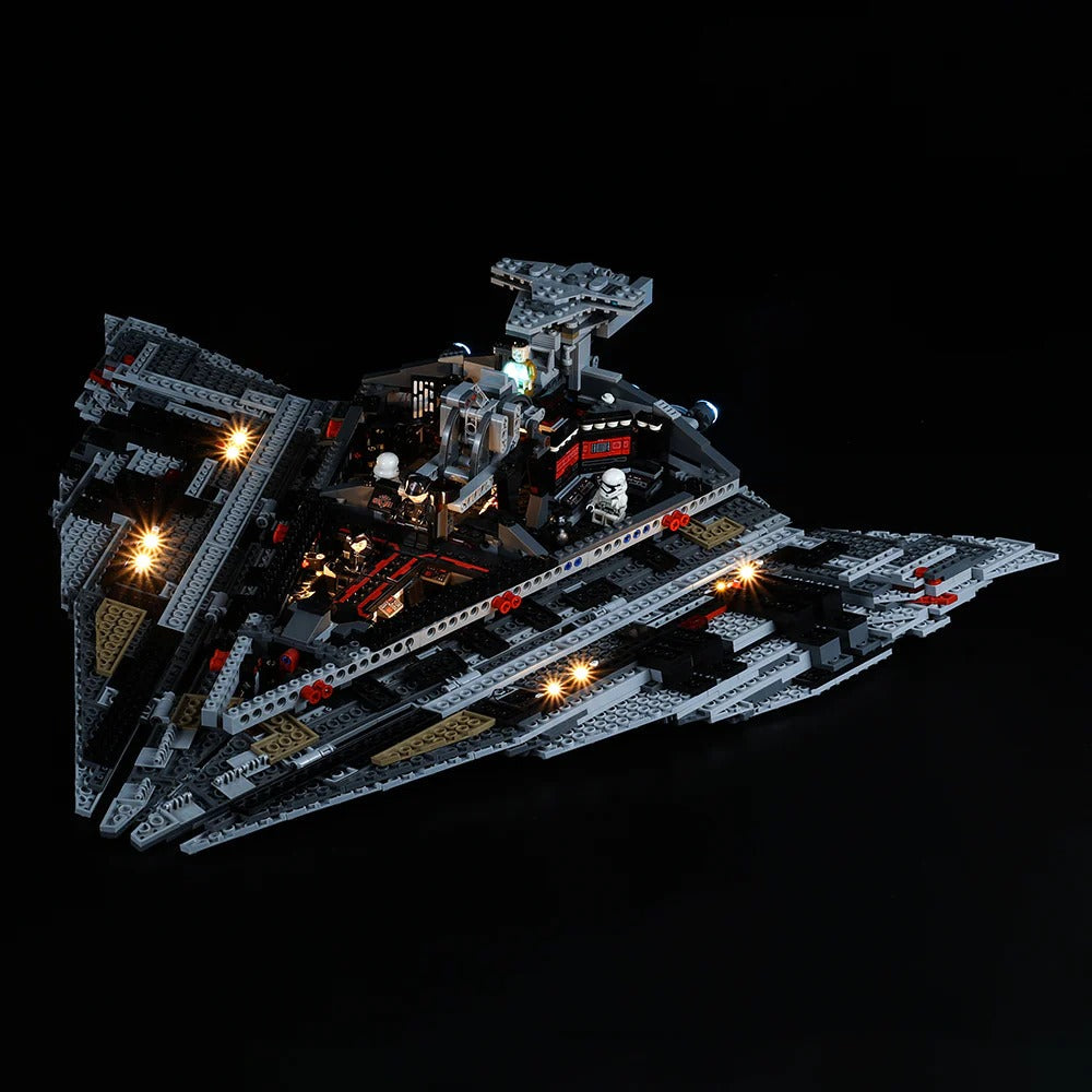 First Order Star Destroyer 75190 LED Light Kit – Building Block Lighting | Power Brickz™
