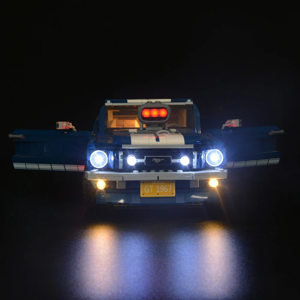 Ford Mustang 10265 LED Light Kit – Building Block Lighting | Power Brickz™