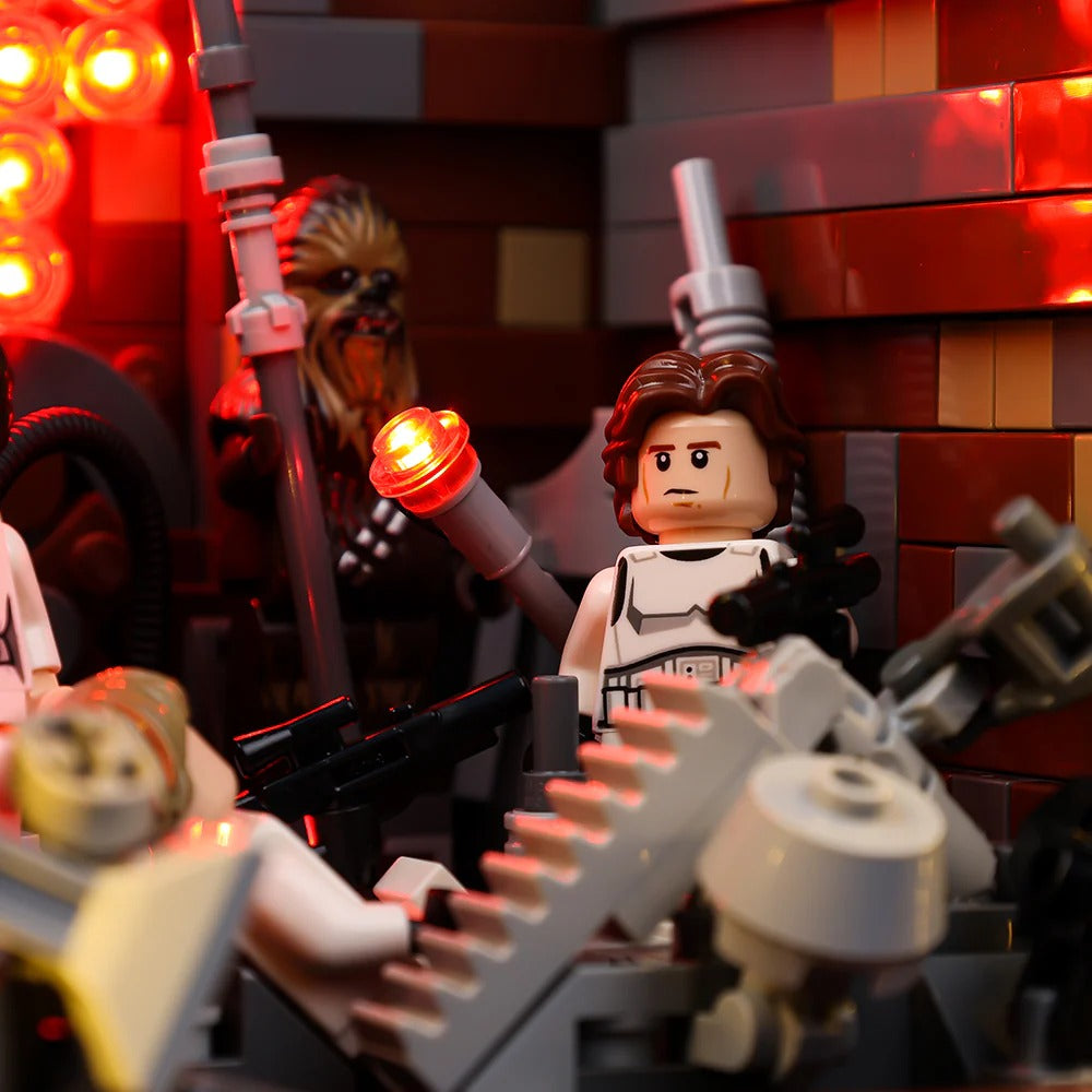 Death Star Trash Compactor Diorama 75339 LED Light Kit – Building Block Lighting | Power Brickz™
