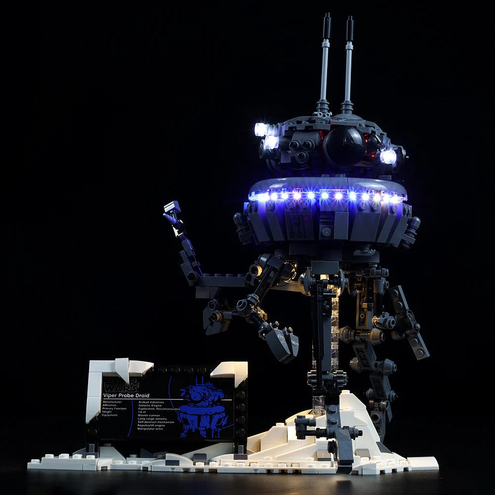 Imperial Probe Droid 75306 LED Light Kit – Building Block Lighting | Power Brickz™