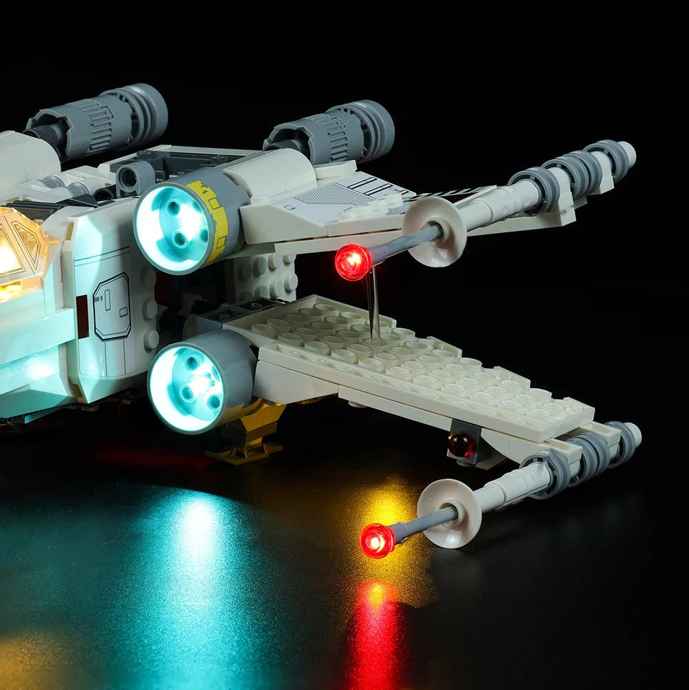 Luke Skywalker's X-Wing Fighter 75301 LED Light Kit – Building Block Lighting | Power Brickz™