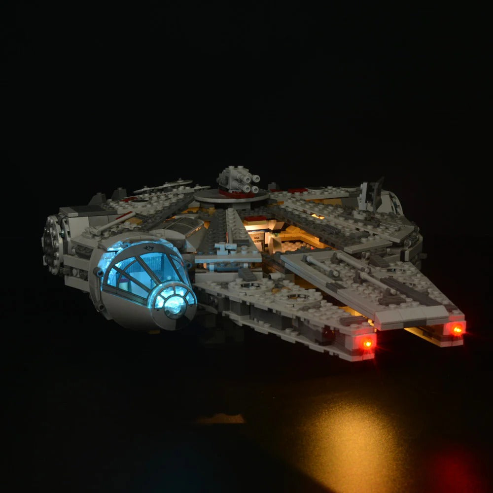 Star Wars Millennium Falcon 75105 LED Light Kit – Building Block Lighting | Power Brickz™