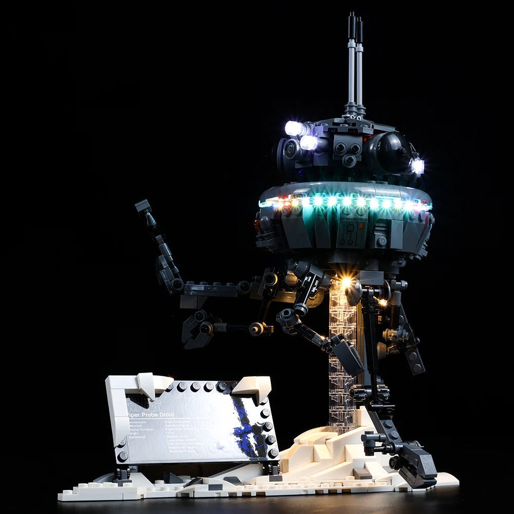 Imperial Probe Droid 75306 LED Light Kit – Building Block Lighting | Power Brickz™