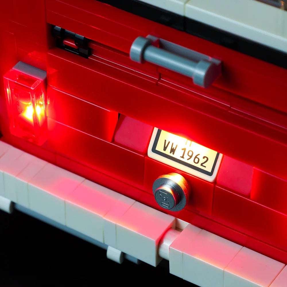 Volkswagen T1 Camper Van 10220 LED Light Kit – Building Block Lighting | Power Brickz™