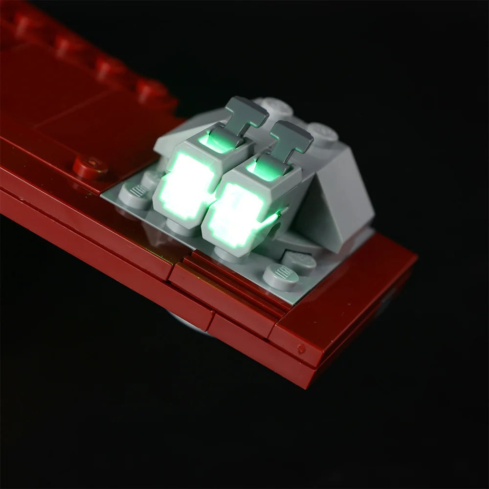 Coruscant Guard Gunship 75354 LED Light Kit – Building Block Lighting | Power Brickz™