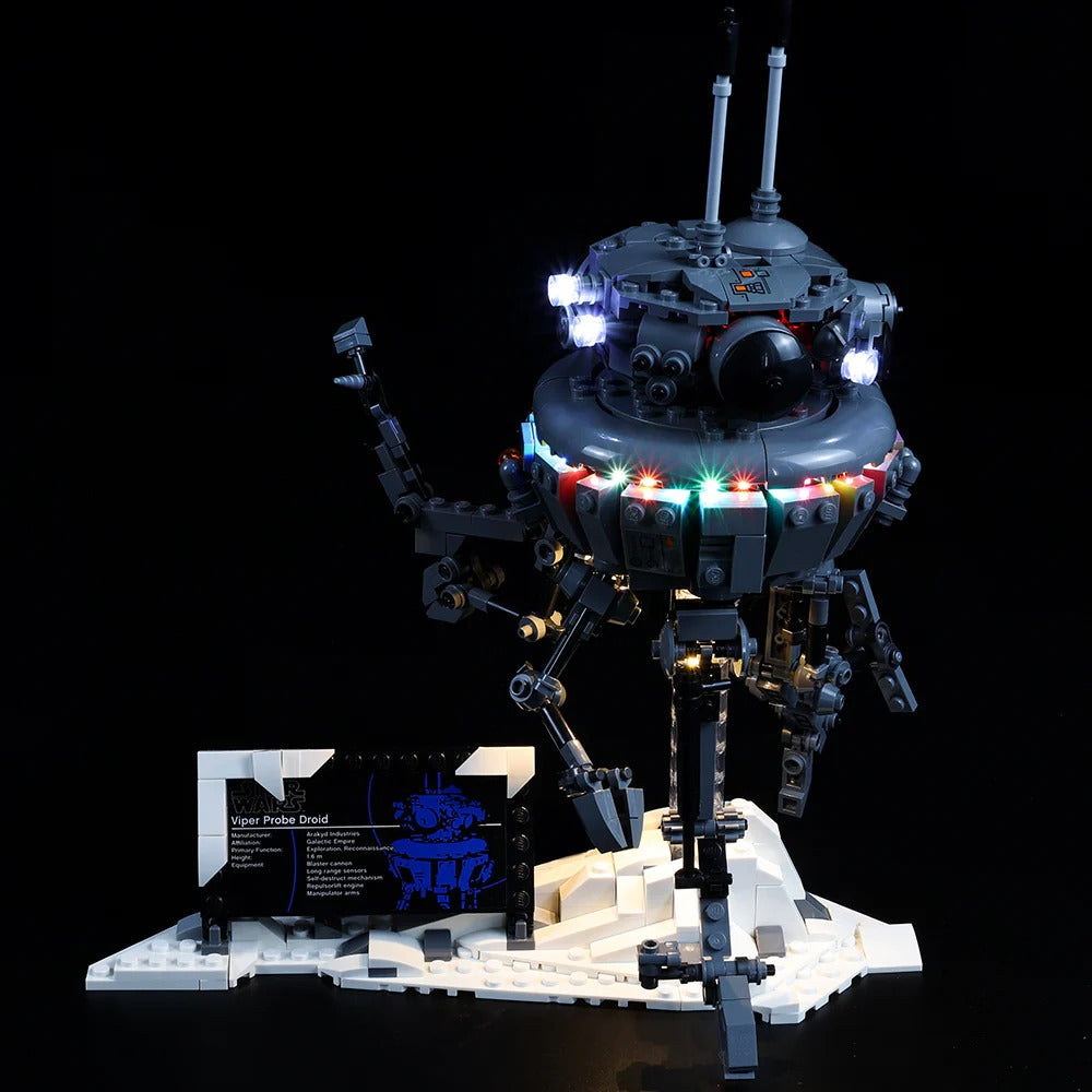Imperial Probe Droid 75306 LED Light Kit – Building Block Lighting | Power Brickz™