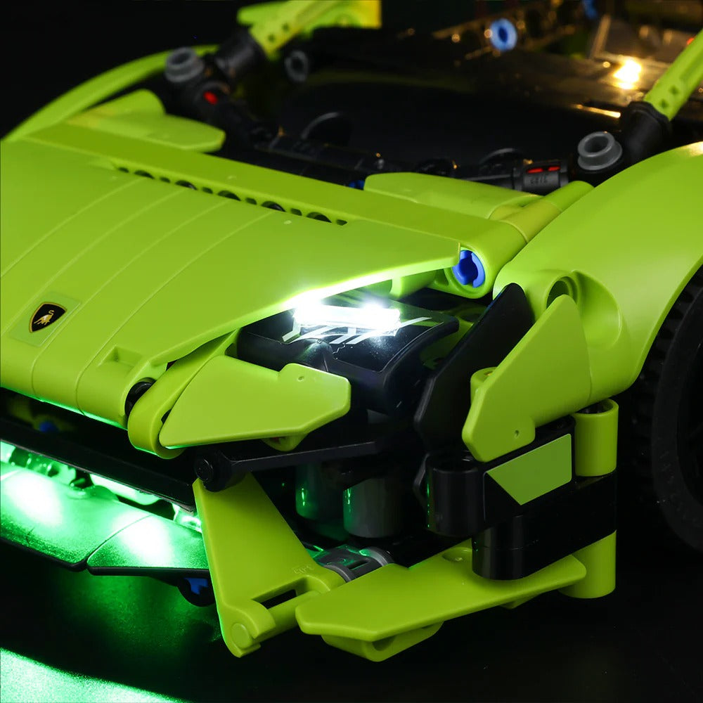 Lamborghini Huracàn Tecnica 42161 LED Light Kit – Building Block Lighting | Power Brickz™
