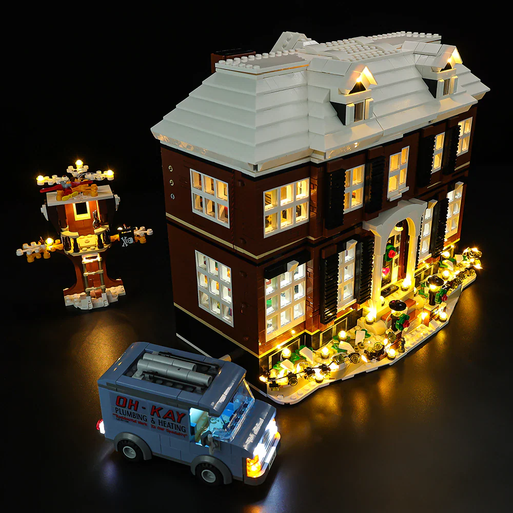 Home Alone 21330 LED Light Kit – Building Block Lighting | Power Brickz™