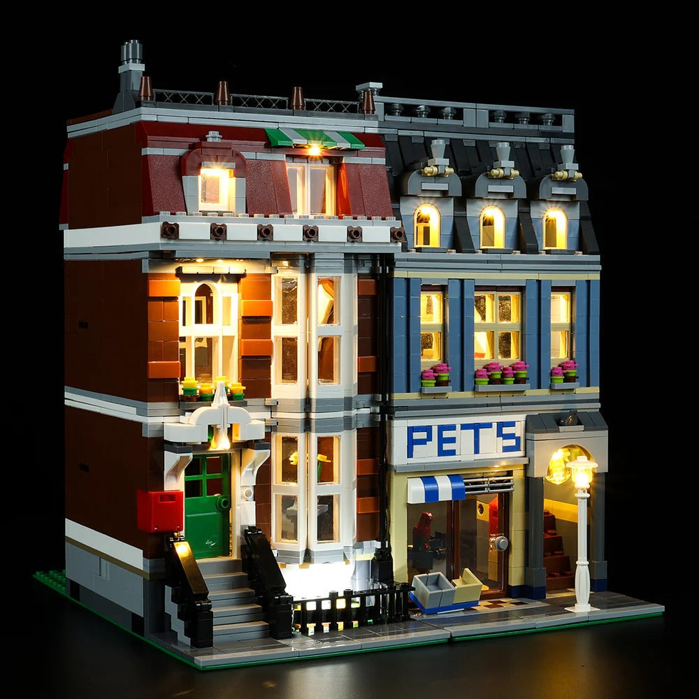 Pet Shop 10218 LED Light Kit – Building Block Lighting | Power Brickz™