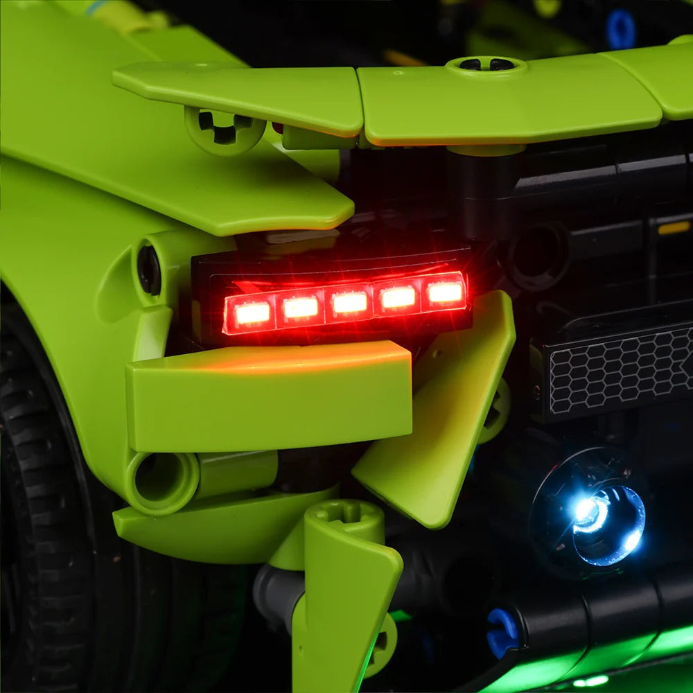 Lamborghini Huracàn Tecnica 42161 LED Light Kit – Building Block Lighting | Power Brickz™