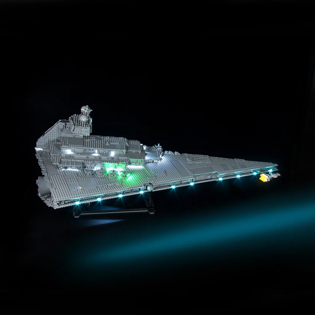 Imperial Star Destroyer 75252 LED Light Kit – Building Block Lighting | Power Brickz™