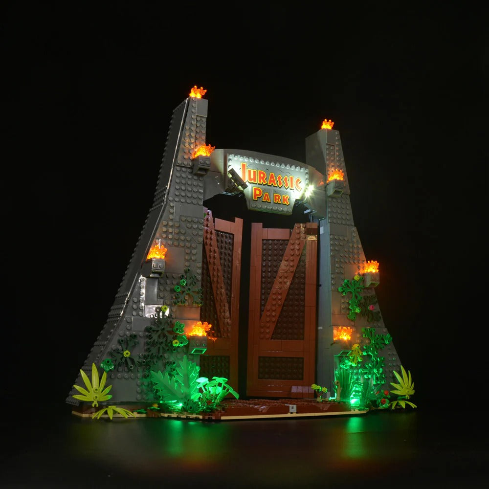 Jurassic Park: T. Rex Rampage 75936 LED Light Kit – Building Block Lighting | Power Brickz™