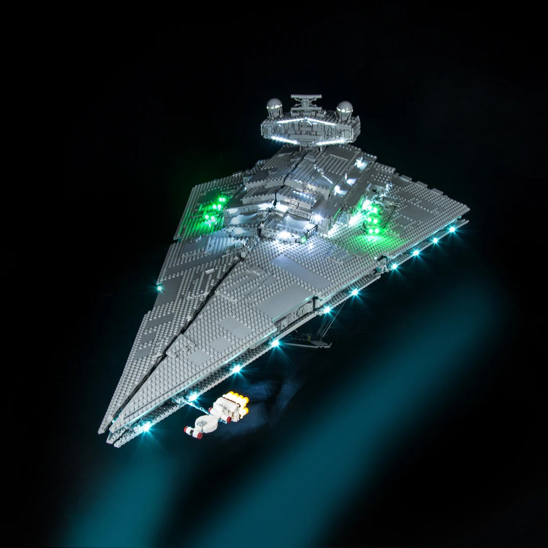 Imperial Star Destroyer 75252 LED Light Kit – Building Block Lighting | Power Brickz™