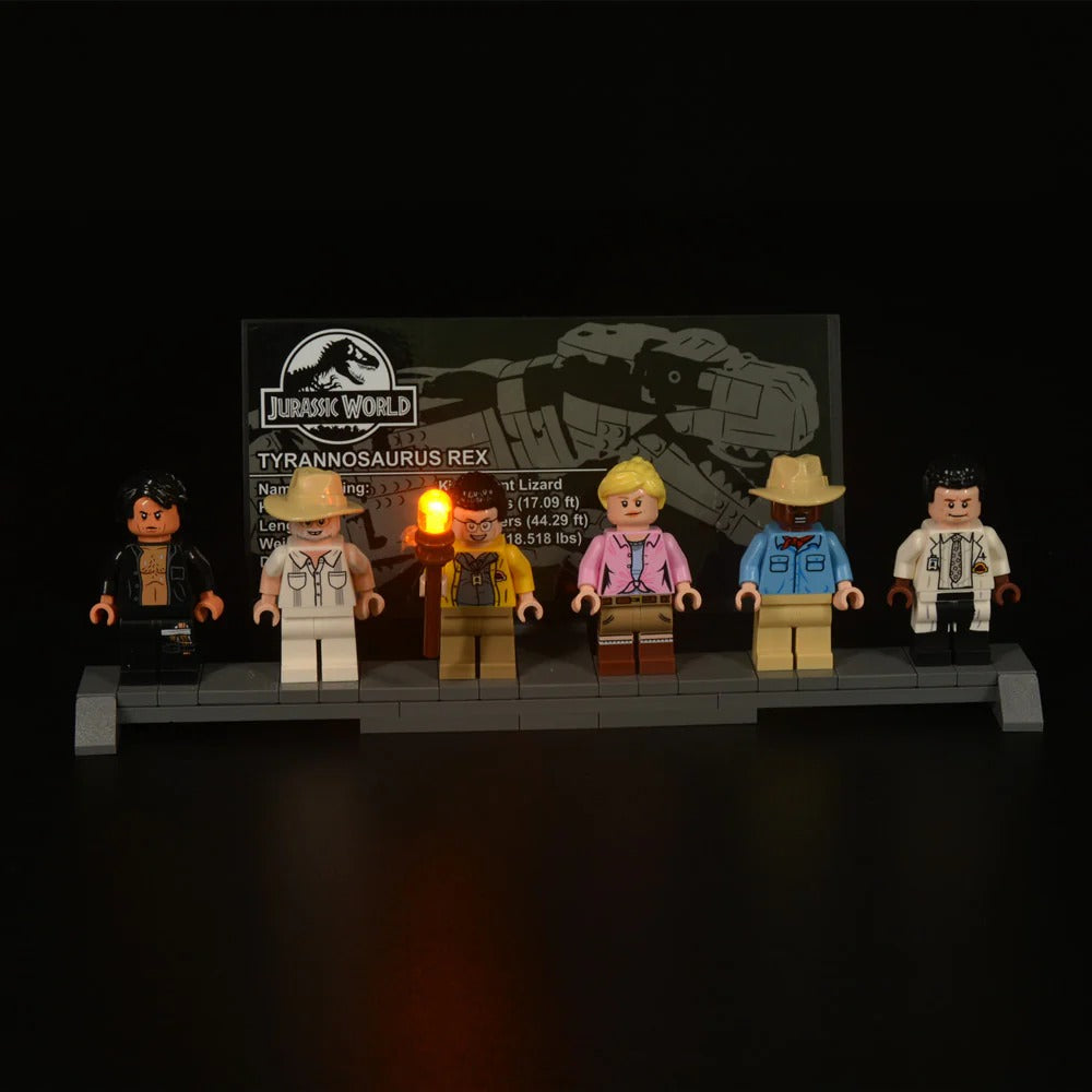 Jurassic Park: T. Rex Rampage 75936 LED Light Kit – Building Block Lighting | Power Brickz™