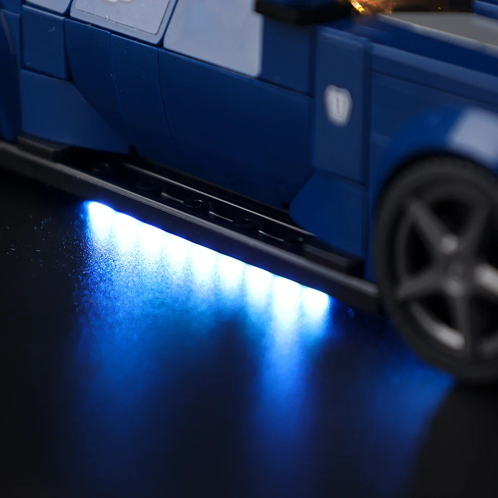 Ford Mustang Dark Horse Sports Car 76920 LED Light Kit – Building Block Lighting | Power Brickz™